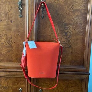 TED BAKER ROJIN BRAIDED STRAP- ORANGE